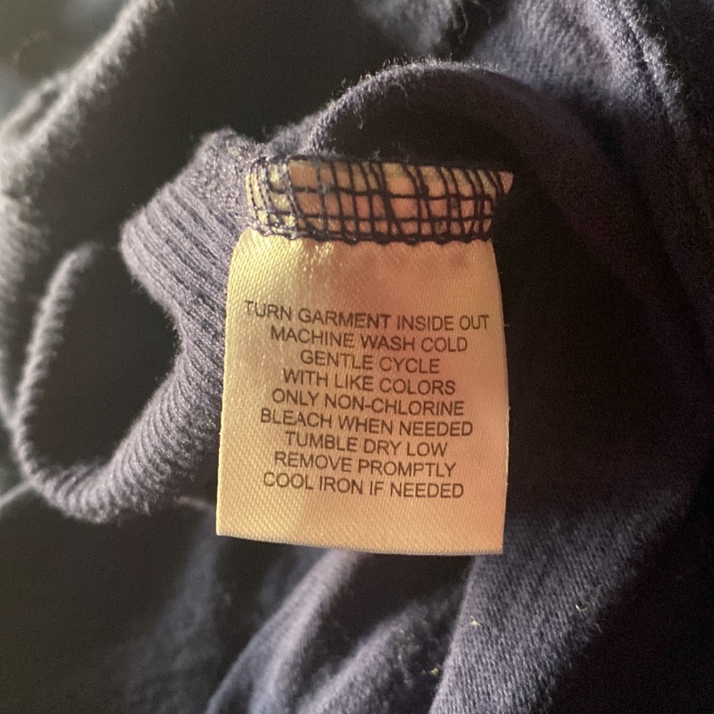 French Laundry Blue Oversized Button Down Shirt - Picture 5 of 5